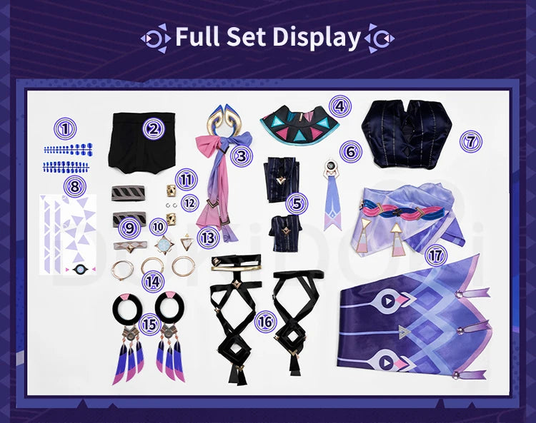 Citlali Cosplay Costume Game Genshin Impact 【XS-3XL】DokiDoki-R Natlan Women Citlali Cosplay Plus Size