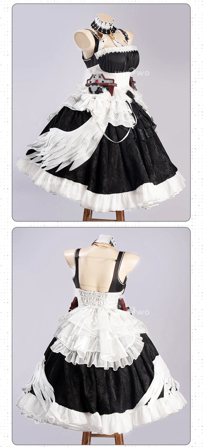 UWOWO Formidable Cosplay Game Azurr Lanee Formidable Default Cosplay Costume Halloween Costume