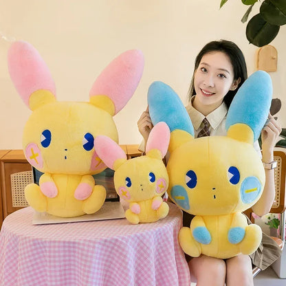 Pokemon Plusle Minun Plush Toys Anime Pokémon Plushie Dolls 30/70cm Cute Stuffed Pillow Pikachu Christmas Gifts for Childrens
