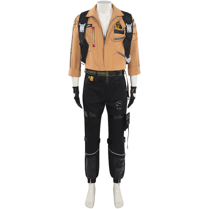 Love and Deepspace Caleb Cosplay Costume Wig Brown Flying Jacket Supersonic Uniforms Halloween Party for Women Men Outfit Props