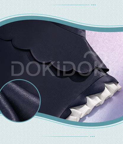 MIKUU Cosplay Costume Game Cosplay DokiDoki-R Mikku Cosplay Women Cute Lolita Dress Costume Mikuu Panda Cosplay Wig