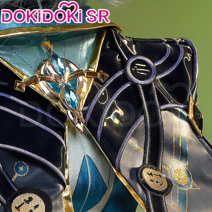 【Ready for Ship】 Anaxa Cosplay Costume Game Honkai: Star Rail DokiDoki-SR HSR Men Costume Anaxa Cosplay Wig Metal Accessory