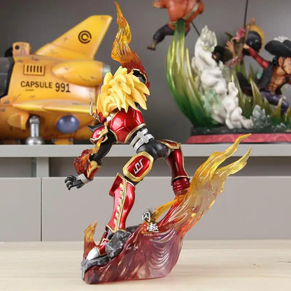 Hot 26cm/10.24in Anime Digimon Adventure Figure Agnimon Action Figures Pvc Statue Desktop Ornamen Collection Model Toys Gifts