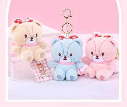 Anime Hello Kitty Cartoon Sanrio Tiny Chum Plush Toys Y2K New Mini Plush Doll Pendant Backpack Keychain Pendant Gift for Girls