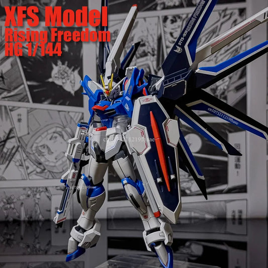 In Stock XFS Model Rising Freedom HG 1/144 STTS-909 Assembly Model Kit Action Figures Robot Plastic Model Mecha Gifts
