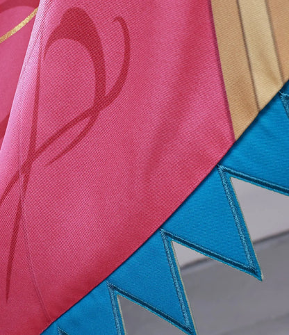 Wuthering Waves Carlotta Cosplay Costume Wig Dress Carlotta Montelli Rinascita Earrings Halloween Party for Women Girls Carnival