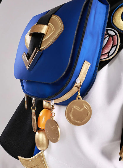 Honkai Star Rail Cipher Cosplay Costume Wig Uniform Jumpsuit Cifera Headwear Tail Halloween Party for Women Girl Carnival iCoser