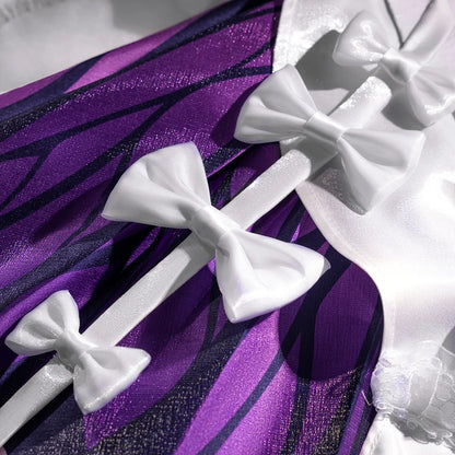 Honkai Star Rail Castorice Cosplay Costume Wig Dress Headwear Luminous Props Halloween Party for Women Girls Carnival Cos iCoser