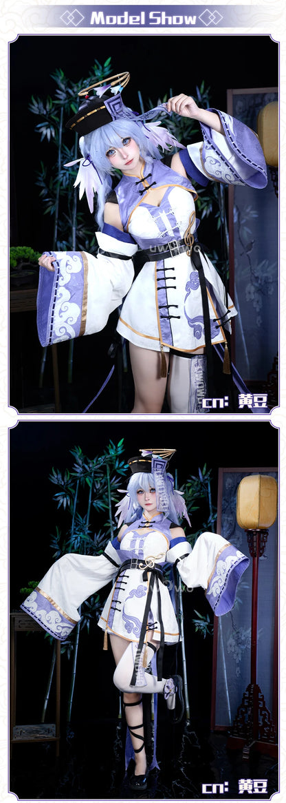 PRE SALE UWOWO Robin Cosplay Game Honkai Star Rail Fanart Robin Jiangshi Chinese Zombie Cosplay Costume Halloween Costume