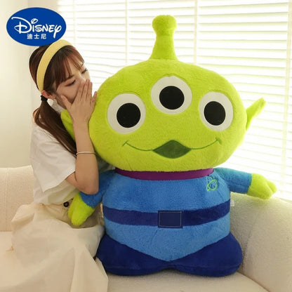 50/70/90cm Super Big Size Alien Disney Cartoon Anime Plush Stuffed Doll Cute Room Decorated Plushie Children Pillow Holiday Gift