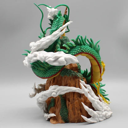 Dragon Ball Z Shenron Anime Figure Goku And Mountain Shenron 20cm Action Figurine Pvc Statue Model Doll Collectible Toys Gifts