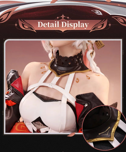 IN STOCK Changli Cosplay Costume Game Wuthering Waves DokiDoki-SR Women Costume Changli Cosplay Metal Accessories