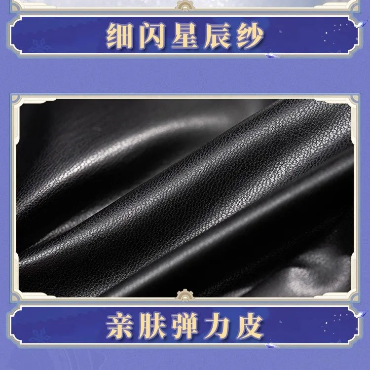 iCoser Genshin Impact Skirk Cosplay Costume Wig Dress New Skin Uniform Headwear Metal Props Halloween Party Women Girls Carnival