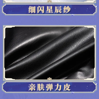 iCoser Genshin Impact Skirk Cosplay Costume Wig Dress New Skin Uniform Headwear Metal Props Halloween Party Women Girls Carnival