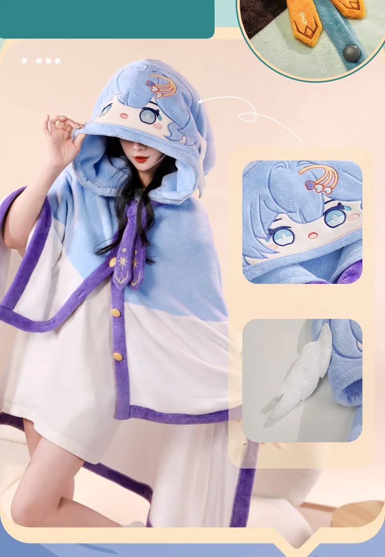 Robin Firefly Doujin Cosplay Air Conditioning Blanket Game Honkai: Star Rail DokiDoki-SR HSR Robin Cosplay