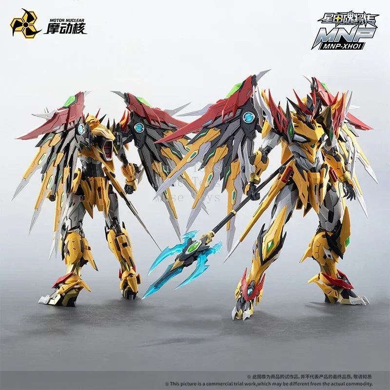 1/100 MG BAIQI MNP-XH01 Motor Nuclear Mecha Aobing Alloy Assembling Model Robot Toys Kids Gifts - without original box