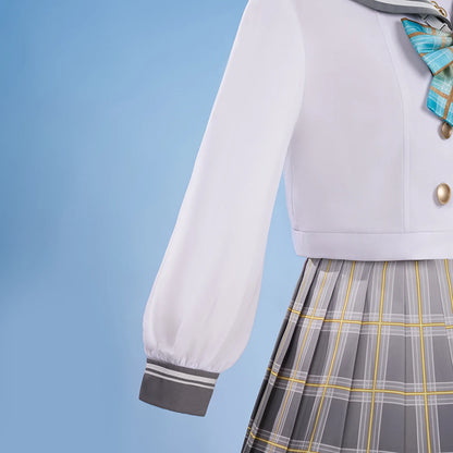 iCoser Honkai Star Rail Firefly Cosplay Costume Spring Missive Uniform Headwear Socks Halloween Party for Women Girls Cos Gifts