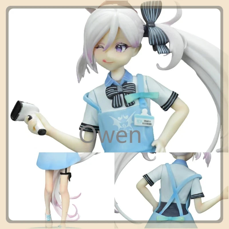 24cm Anime Blue Archive Figurine Mutsuki Cashier Action Figures PVC Cute Girl Statue Collection Model Peripheral Decor Toys Gift