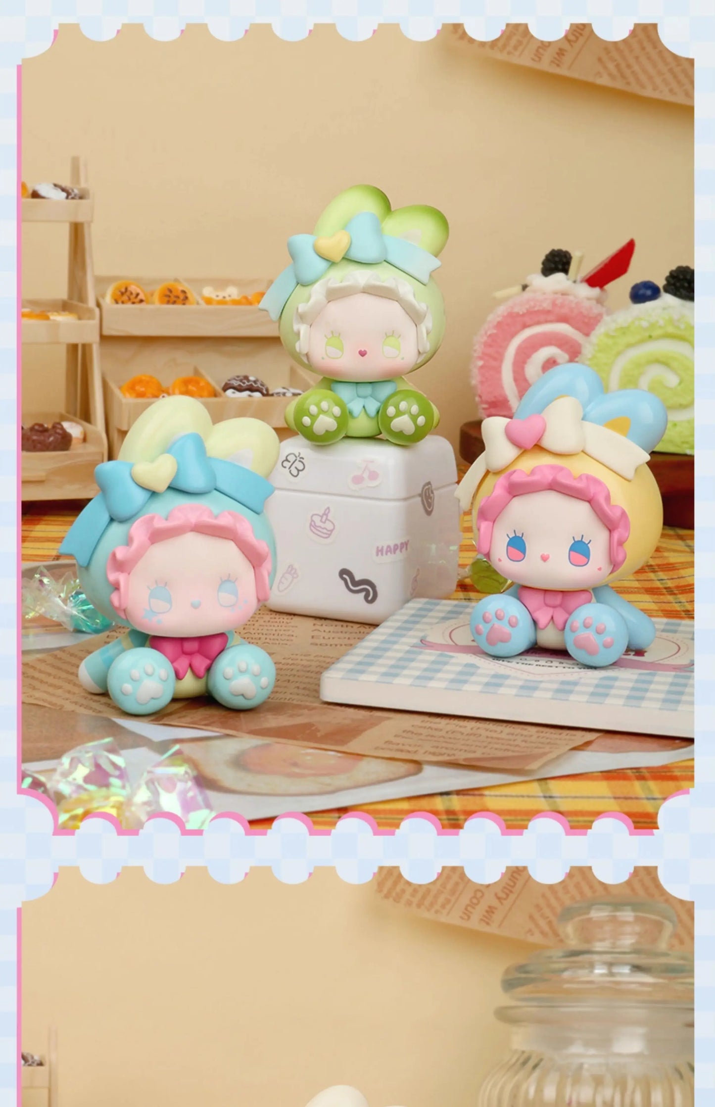 Emma Rabbit Collector Series Blind Box Trendy Toy Doll Exquisite desktop ornaments room decorations mysterious boxes girls gifts