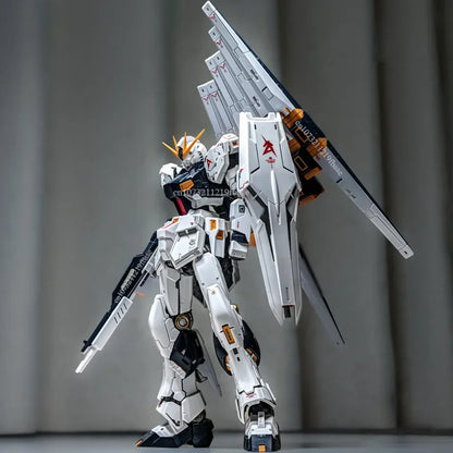 In Stock CHANGLONG Model 5502 V NU RX-93 RG 1/144 Assembly Model Kit Action Figures Plastic Model Kit Toy Gift