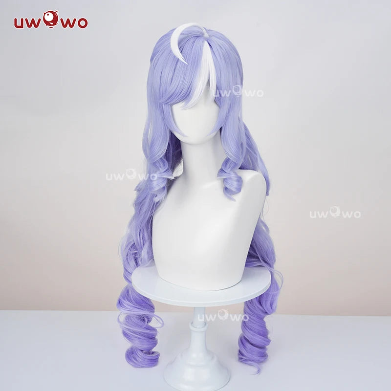 UWOWO Vivian Wig Game Zenless Zone Zero ZZZ Vivian Cosplay Wig Purple Hair Long Hair Halloween Wig