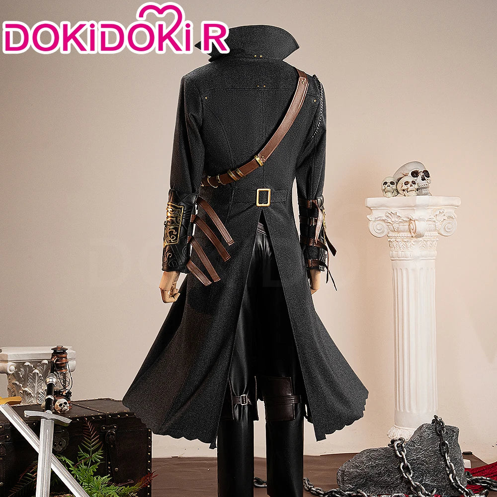 Gehrman Cosplay Costume Game Bloodborne Cosplay【XS-3XL】DokiDoki-R Men Hunter Halloween Costume Gehrman Hat Plus Size