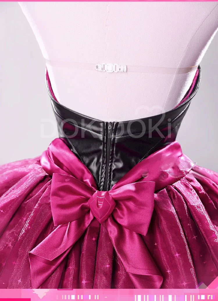 Dva Cosplay Costume Game DokiDoki-R Women Pink Dress Sexy Dva Costume Halloween Cosplay