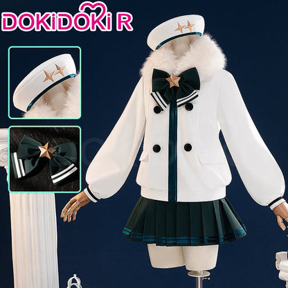 Mikuu Cosplay Costume DokiDoki-R Mikku Women Cute Winter Costume Snow Mikuu Cosplay