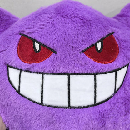 40/60cm Gengar Pokemon Large Plush Toys Anime Doll Cute Giant Pokémon Cute Cartoon Stuffed Plushie Pillow Gift for Children