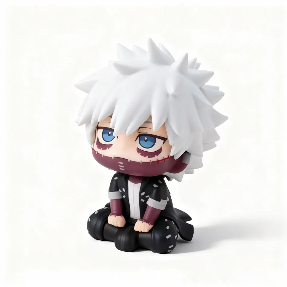 My Hero Academia Chibi PVC Figurines Tomura Shigaraki Izuku Midoriya Katsuki Bakugo Collectible Toy Model