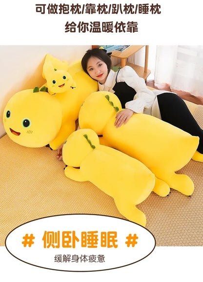 40-80cm Kawaii Milk Dragon Doll Plush Toy Pillow Nailong Stuffed Doll Cartoon Anime Accompany Sleep Toy Kid Birthday Gift