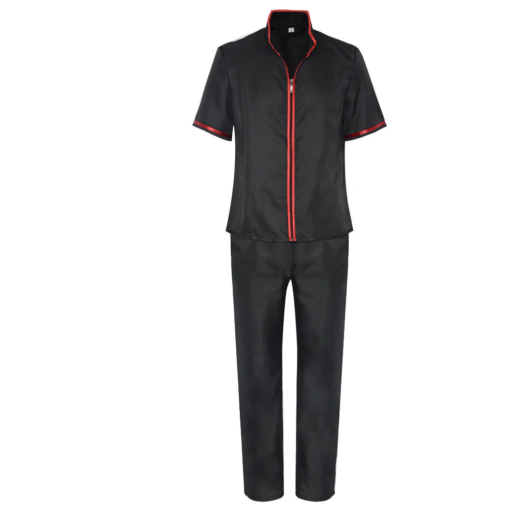 CosZtkhpCN Sakata Silver Time COS Clothing Set Polyester