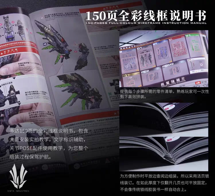 1/72 Sky Defender Alloy Skeleton Action Figure High Detail Detachable Parts POM Assmbly Model Trendy Toy Desktop Decore Boy Gift