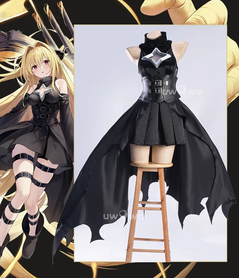 IN STOCK UWOWO Game Azurr Lanee x To Love Ru Golden Darkness Cosplay Costume Halloween Costume