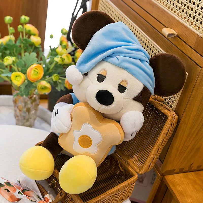 60/80/100cm Big Size Mickey Mouse Anime Plush Stuffed Doll Minnie Mouse Plushies Disney Pillow Peluche Ornaments Children's Gift