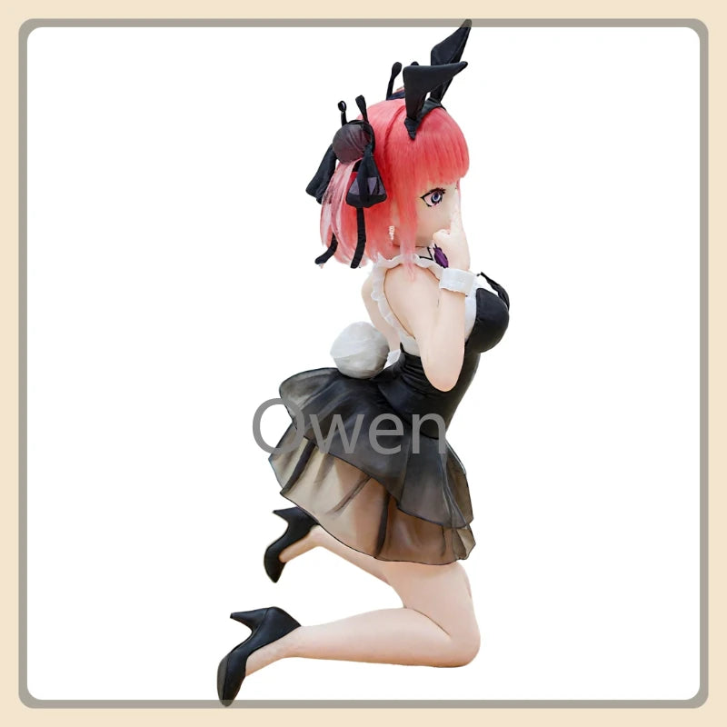 Anime Nakano Miku Figurine The Quintessential Quintuplets  Nakano Nino Bunny Girl Figures PVC Model Collection Toy Birthday Gift