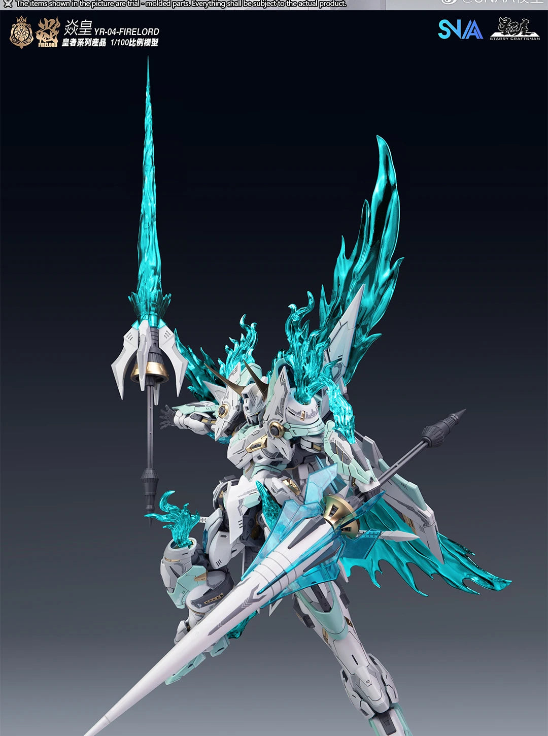 In Stock Original SNAA Firelord YR-04 MG 1/100 Fire Lord Toy Assembly Model Kit Particle Awakening Action Figures Plastic Model