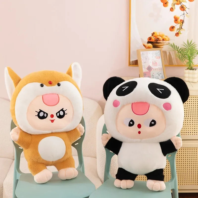 32/62cm Kawaii Baby Three Years Old Plush Doll Toy Baby Three Rabbit Series Stuffed Pillows Toy Ornaments Xmasgifts for Girls