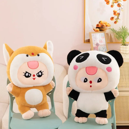 32/62cm Kawaii Baby Three Years Old Plush Doll Toy Baby Three Rabbit Series Stuffed Pillows Toy Ornaments Xmasgifts for Girls