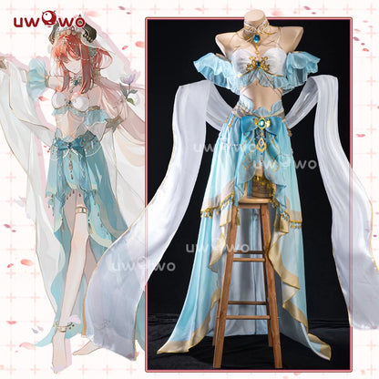 LAST BATCH UWOWO Nilou Cosplay Genshin Impact Fanart Nilou 'Aqua Seraphina' Dance Dress Cosplay Costume