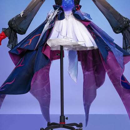 Honkai Star Rail Hysilens Cosplay Costume Wig Dress Headwear Amphoreus Festival Halloween Party for Women Girls Cos Props iCoser