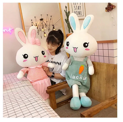 45-130cm Cute Long Legs Rabbit Plush Toy Stuffed Soft Animal Bunny Doll Baby Kids Toys Birthday Gift Christmas Present for Girl