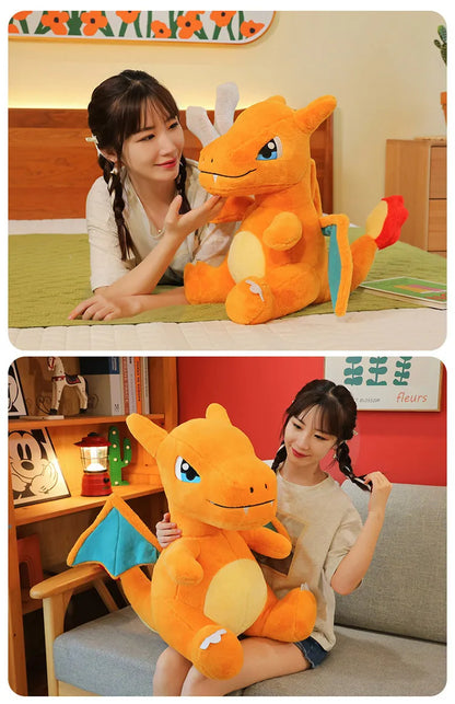 35/45/65CM Pokémon Plush Toy Charizard Plushies Cartoon Anime Stuffed Kawaii Ornamen Comfortable Soft Doll Children Toy Gift