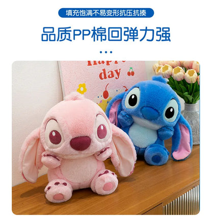 30/40/60cm Big Size Stitch Disney Anime Plush Stuffed Doll Kawaii Room Decoration Plushies Pillow Ornaments Holiday Gifts
