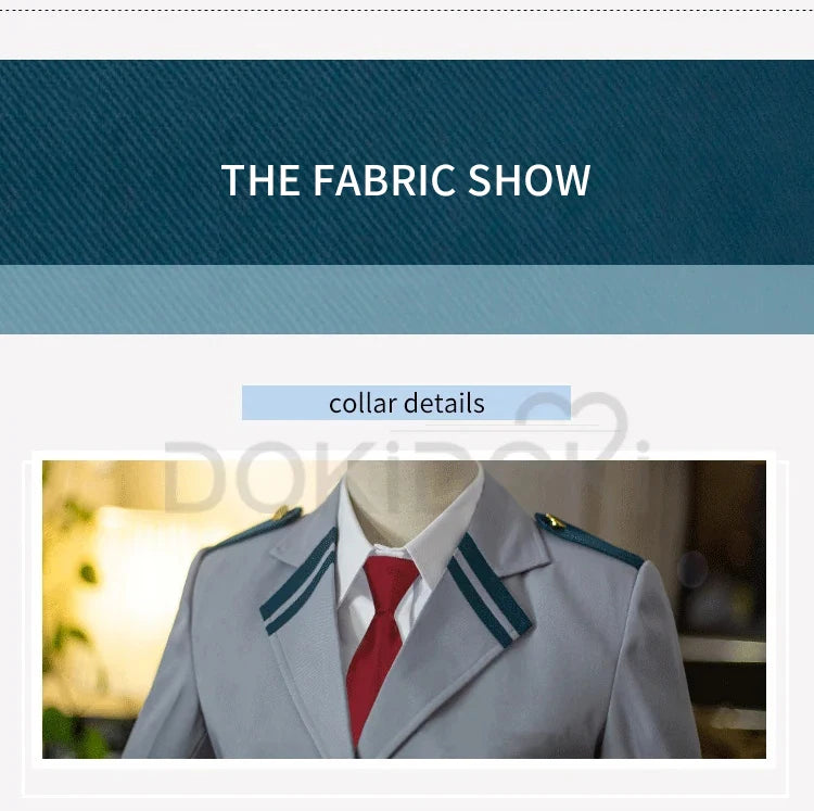 IN STOCK Bakugouu Dekuu Cosplay Costume Anime Cosplay  DokiDoki-R Women Men School Uniform Costume