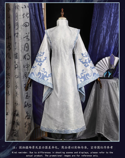 Anime Movies Nezha Aobing Cosplay Costume Wig Hanfu Uniform Horns Ao Bing Ancient Clothing Ne Zha 2 Halloween Carnival Women Men