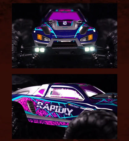 SCY 1:16 70KM/H or 50KM/H 4WD RC Car with LED Remote Control Cars High Speed Drift Monster Truck for Kids Vs Wltoys 144001 Toys