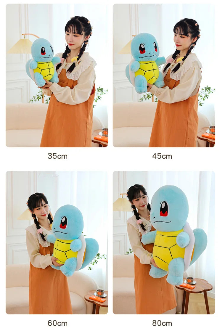 35-60CM Big Size Pokemon Charmander Plushies Squirtle Cartoon Anime Peluche Ornament Comfortable Soft Doll Children Toy Gift