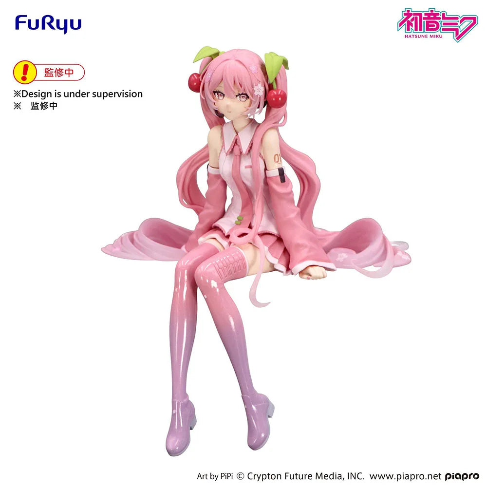 FuRyu Noodle Stopper Hatsune Miku Sakura 14CM PVC