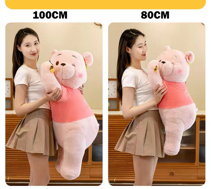 40-100CM New Disney Winnie the Pooh Bear Doll Cartoon Plush Toy Cute Anime Soft Pillow Stuffed Kawaii Children's Birthday Gift
